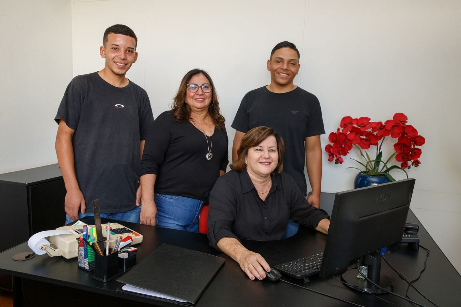 Departamento Administrativo: Vilma Roza, Edir Lima, Eduardo Souza, Matheus Brando