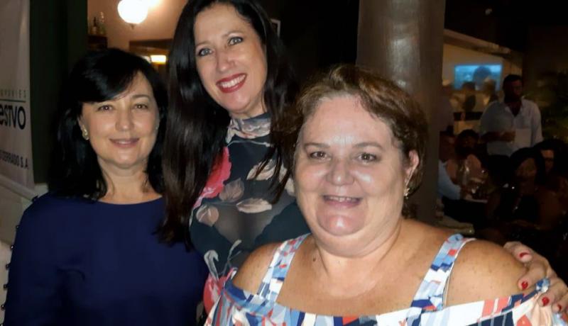 Cláudia  Reis, Fernanda Castro, Rosinha Boldrin