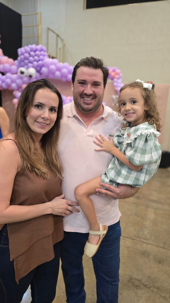 Julia, Thaísa e Netto Marcussi