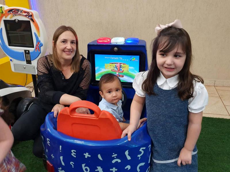 Bento, Maitê e Fernanda Ravagnani Lemos