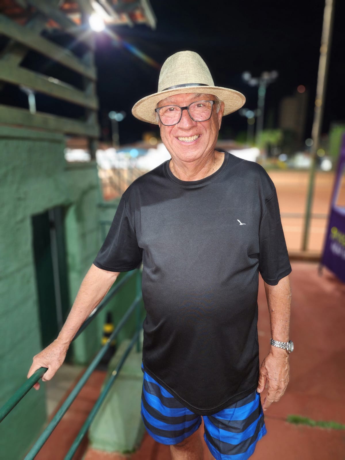 José  Amauri  Favaretto, diretor  social do Tênis Clube.