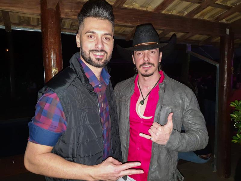 Atílio e Augusto, artistas na Festa