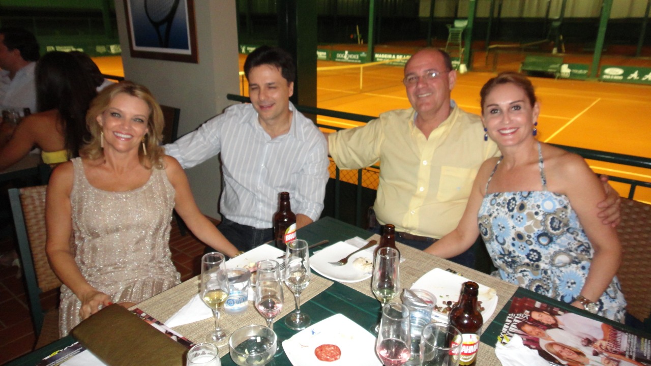 Cristina  e Sandro Flora,  Rafael e Lúcia  Venturoso