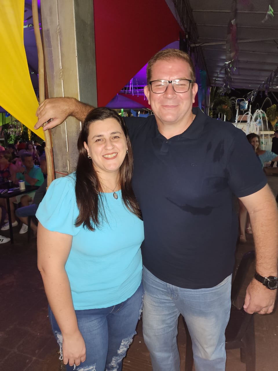 Karina e Luis Fernando  Parada