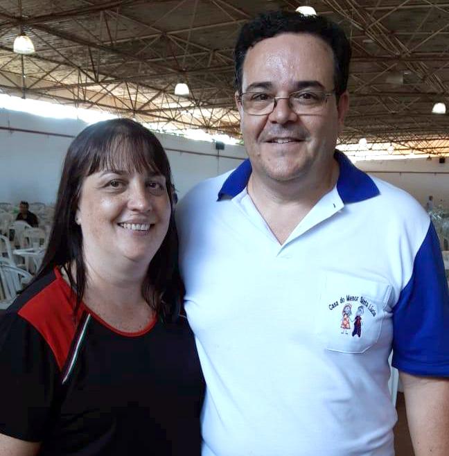 Rosa e Marcelo Viola, Atual Venerável da Loja Jorge de Lollo