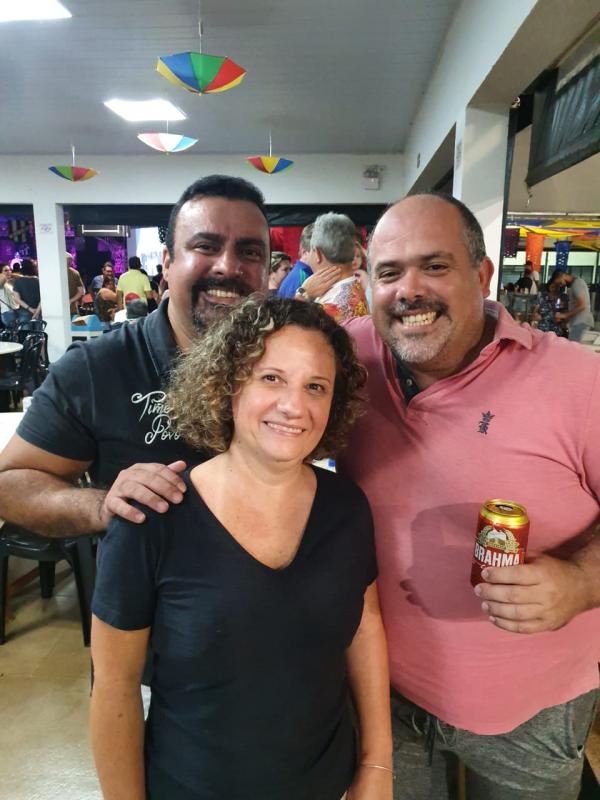 Mara e Rogério Souza,  Fernando  Honorato