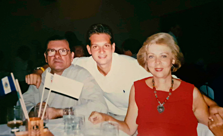 Luiz Octávio, Tavinho  e Ana Maria  Junqueira Figueiredo