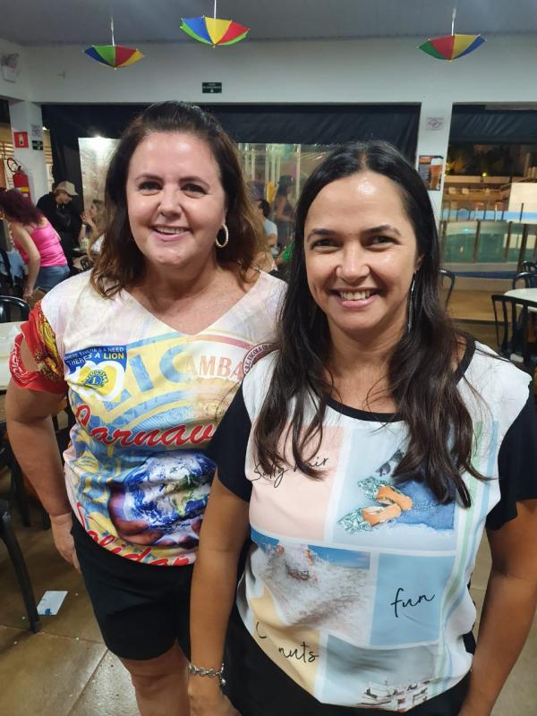 Atuais primeiras  damas do São Joaquim  Futebol   Clube,  Eliana  Baptistucci,  Cláudia Guerreiro