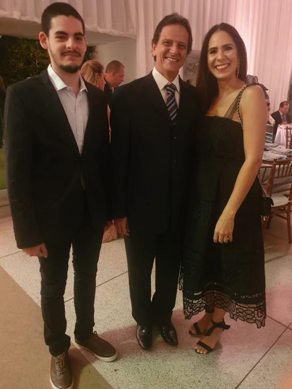 Thomas, Eduardo e Alessandra Dipe