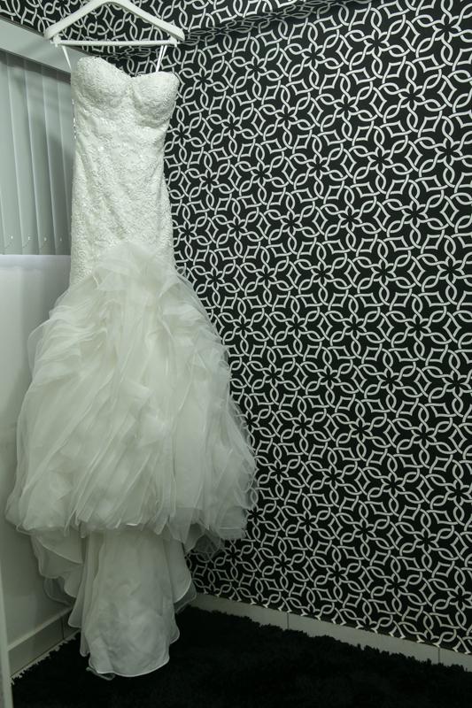 O vestido foi paixão à primeira prova...