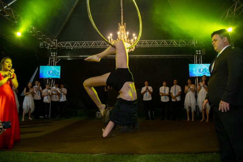 Ana também deu um show