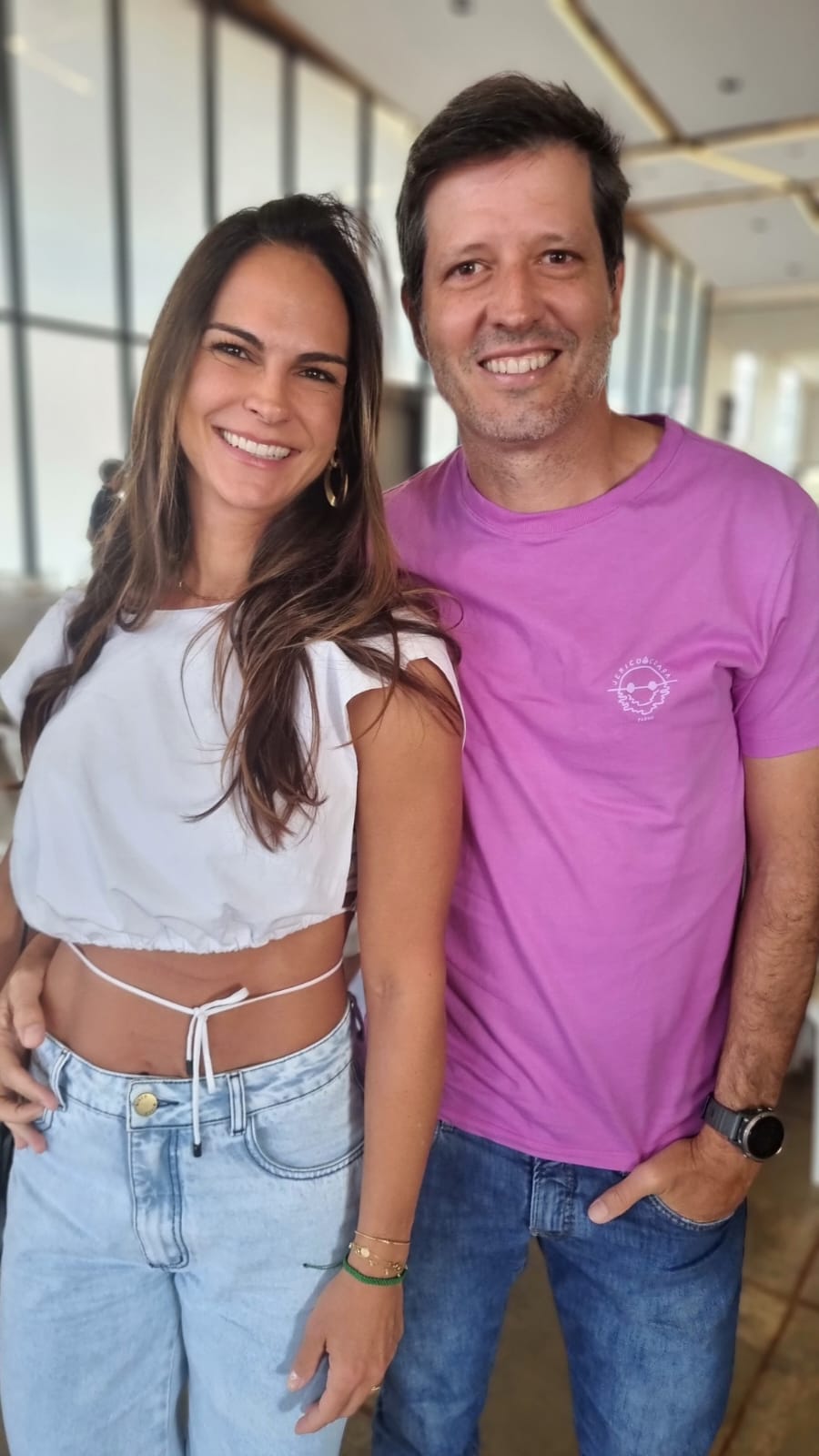 Flávia e  Fernando  Junqueira  Leite