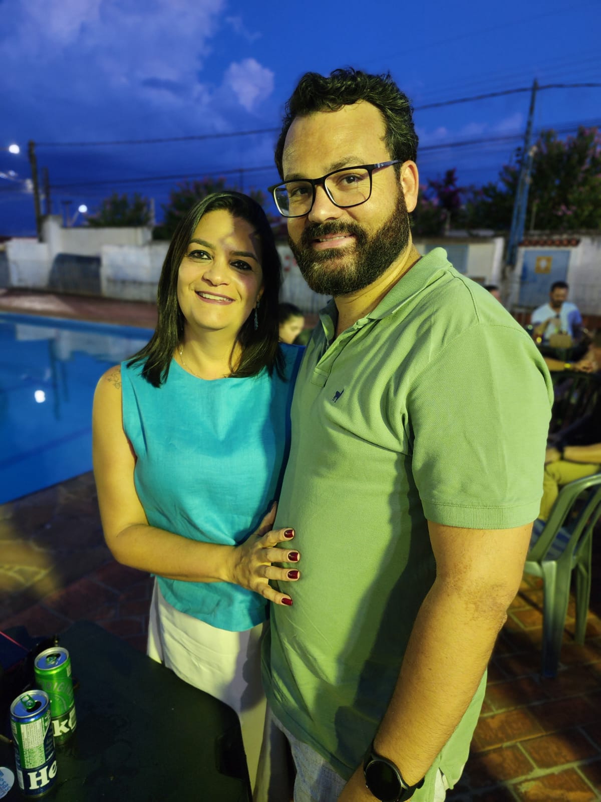 Thais Miguel  e Junior  Poletti