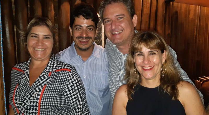 Flávia e Paulo Henrique Oliveira, Sheila e Oleno Fuga Junior