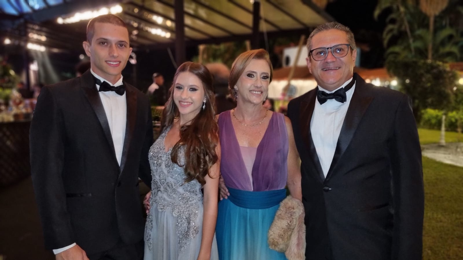 Matheus, Ana Helena,  Cláudia  e Gandhi Kalil Chufalo