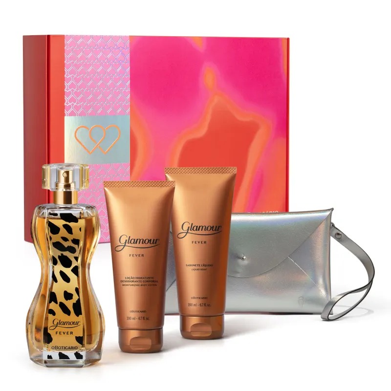 Kit Presente Glamour Fever (4 itens) - R$ 239,90