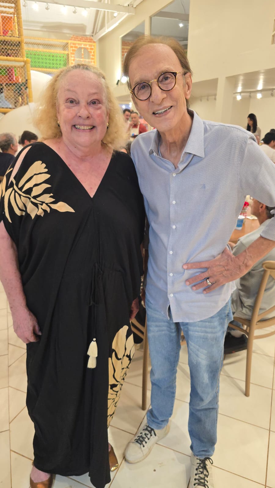 Os avós Cristina Lúcia e João  Alfredo  Garcia da  Silveira