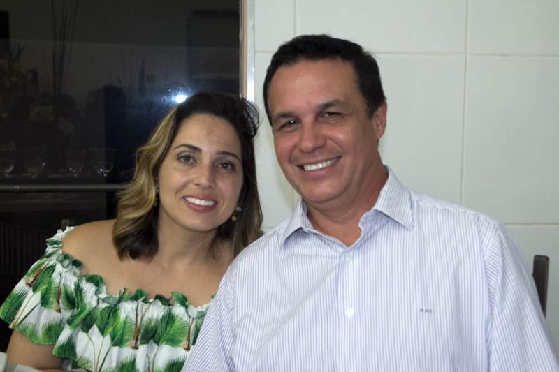 Maira eAlexandre Tuzzi,representantes da Metalurgica Tuzzi
