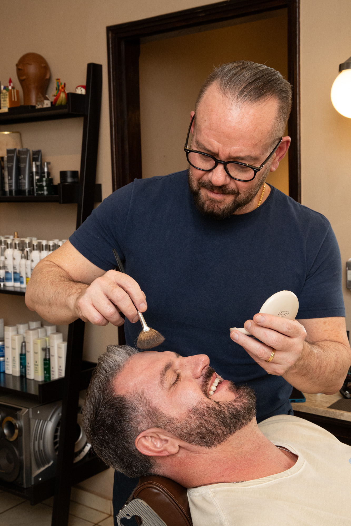 O noivo no Stúdio Pedro Santos