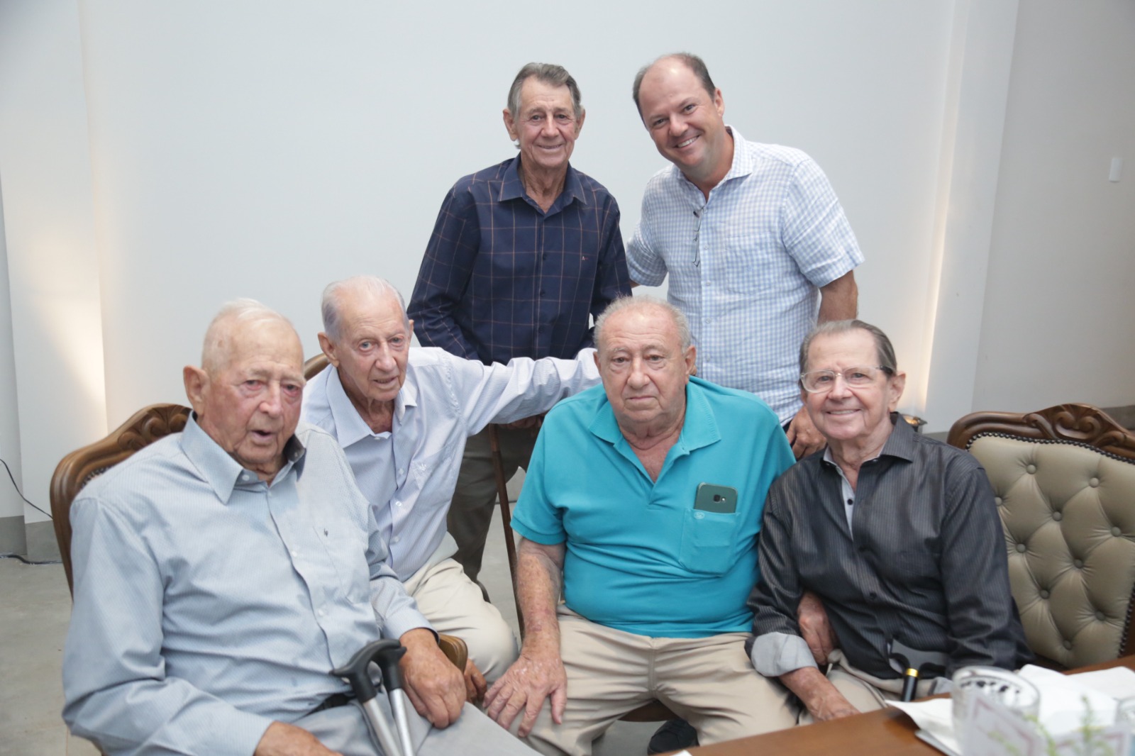 Jacyr, Osvaldo, Nildo, Alcides, Benedito, Ronaldo Conrado