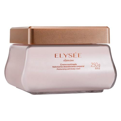 ELYSÉE CREME ACETINADO HIDRATANTE, 250ML - Perfumação intensa com a fragrância Elisèe. R$ 89,90