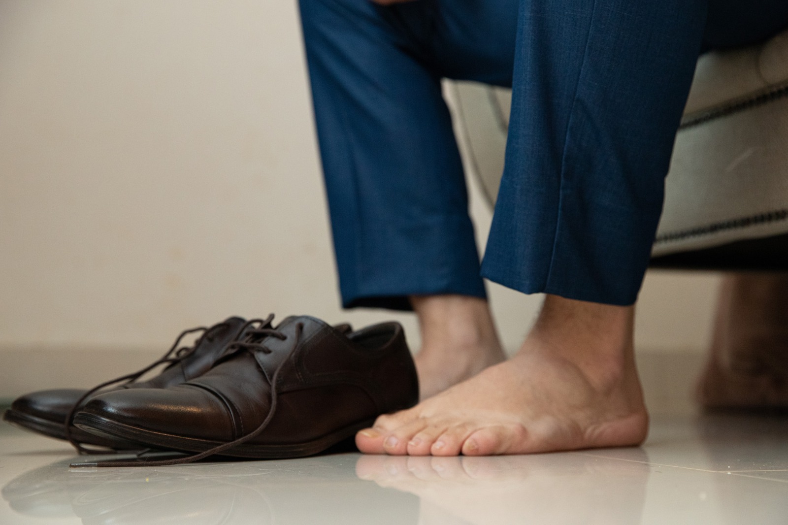 Os primeiros passos do noivo para uma jornada incrível