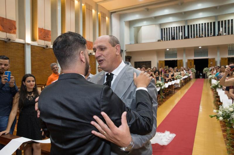 Ponto alto da cerimônia...