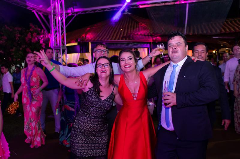 Rita, Flávia e Anderson