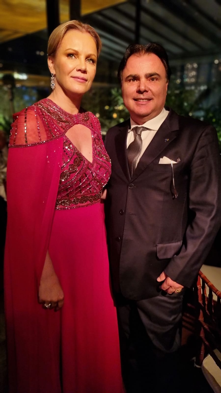 Michele  e o Conde  Beto  Lorenzato de Ivrea