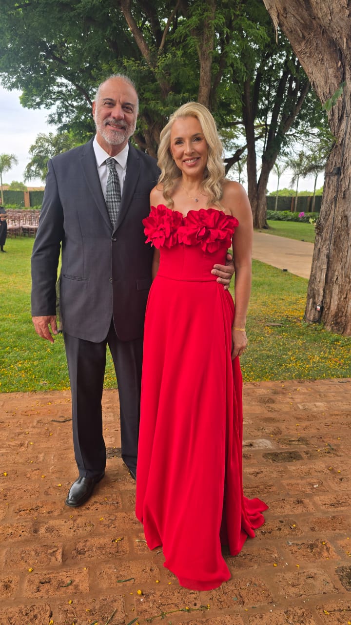 Maria Olímpia  e Marcelo  Caleiro