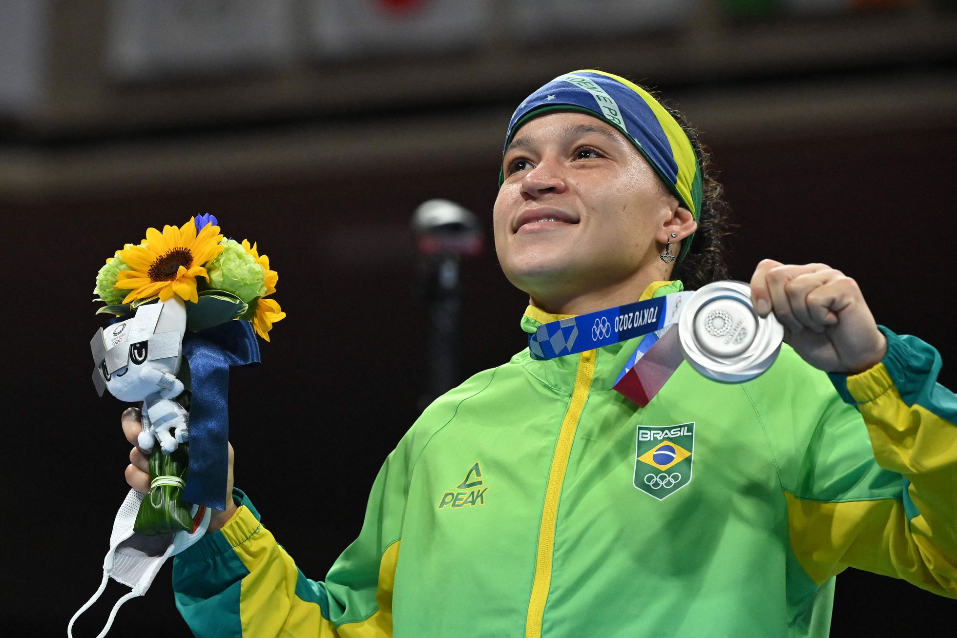 Beatriz Ferreira, medalha de prata no boxe - LUIS ROBAYO / AFP