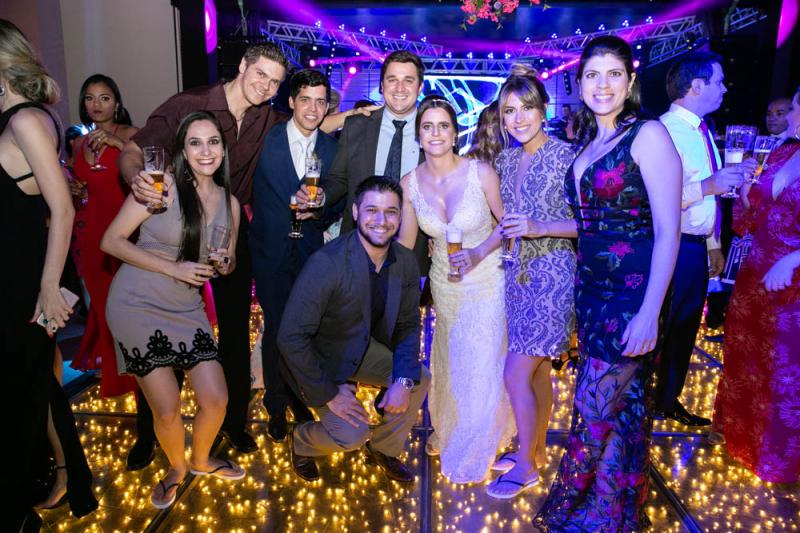 Wellington, Fabiana Medeiros, Michael Moura, Felipe Lucio, Marcela Marques Ferreira e Jacqueline Stabile Ferreira