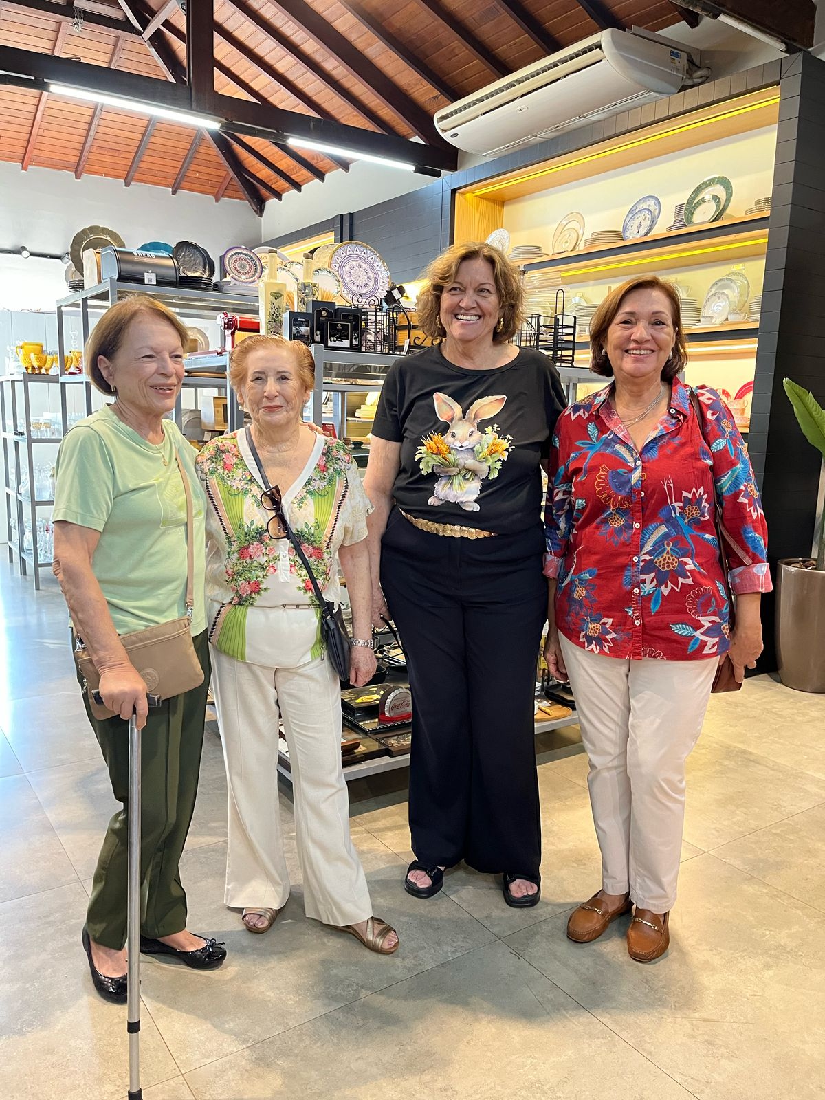 Maria Rita Barbanti, Zezé Alves, Ana Maria, Ednea Parada