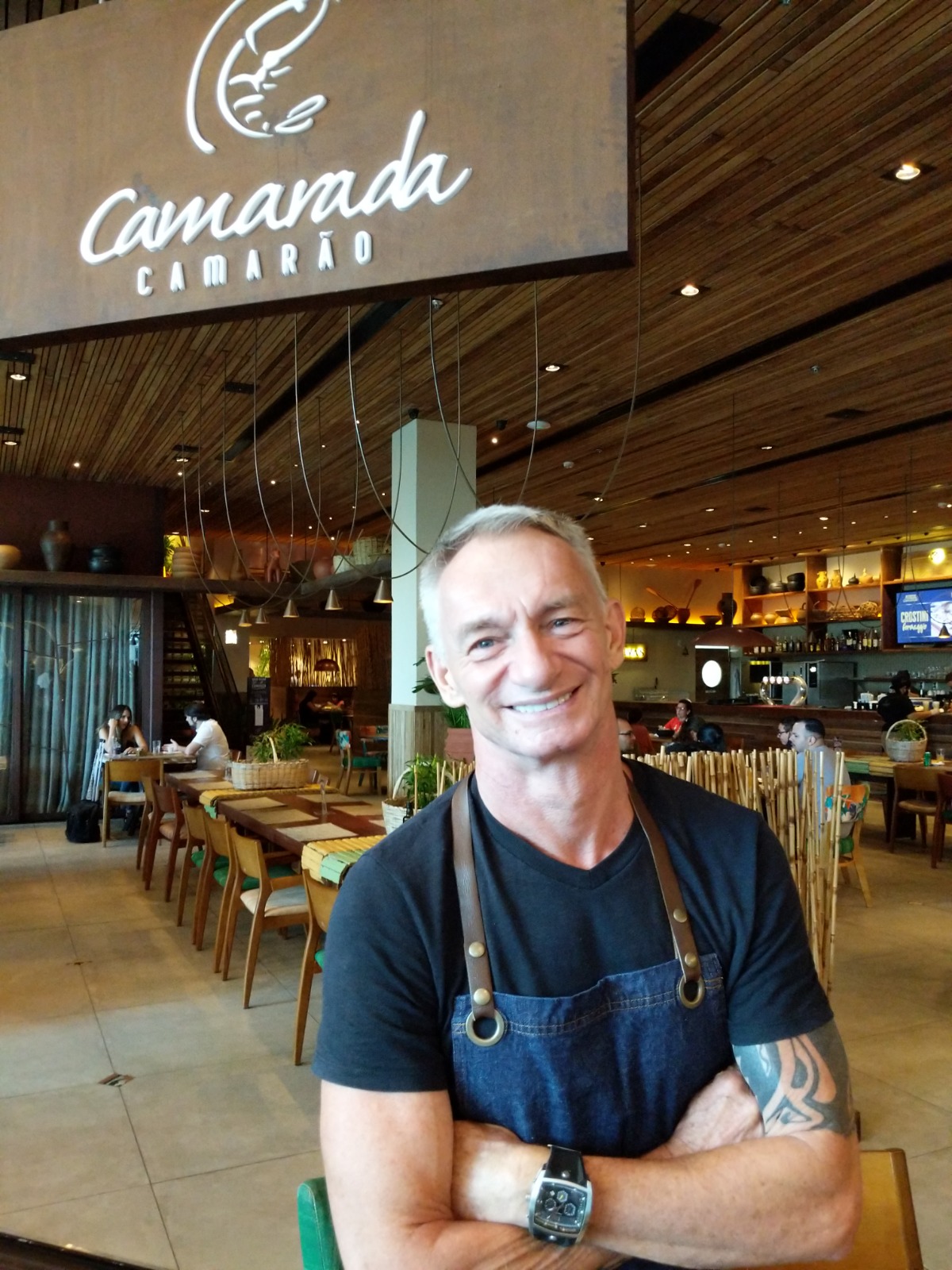 O cardápio do Camarada Camarão é desenvolvido pelo chef francês, François Schmit