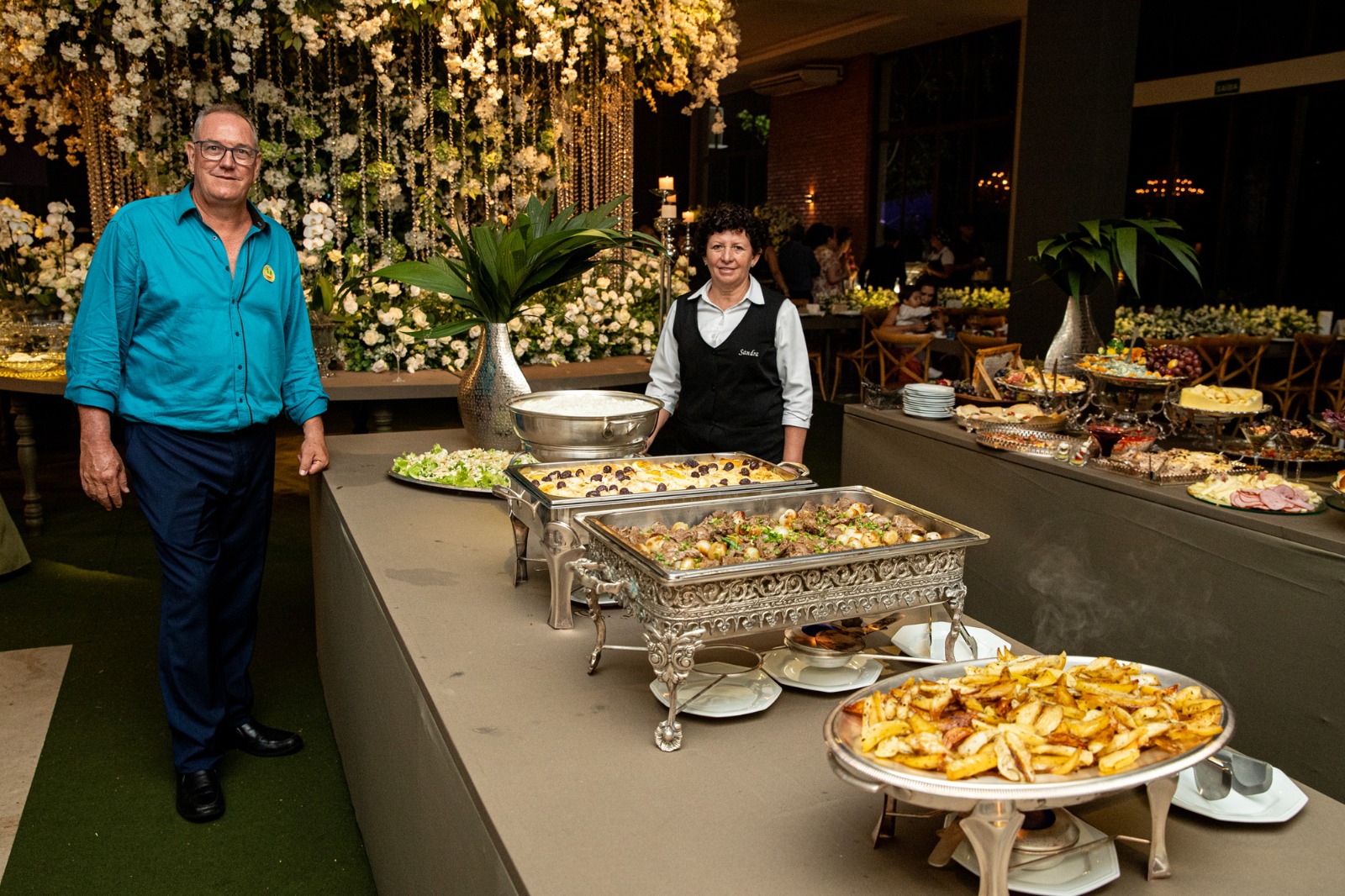 O banquete foi realizado por R. Salteiro e sua competente equipe