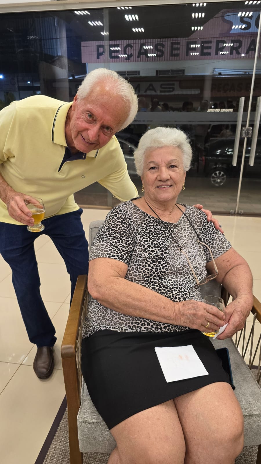 Magali e  Orlando  Carlucci