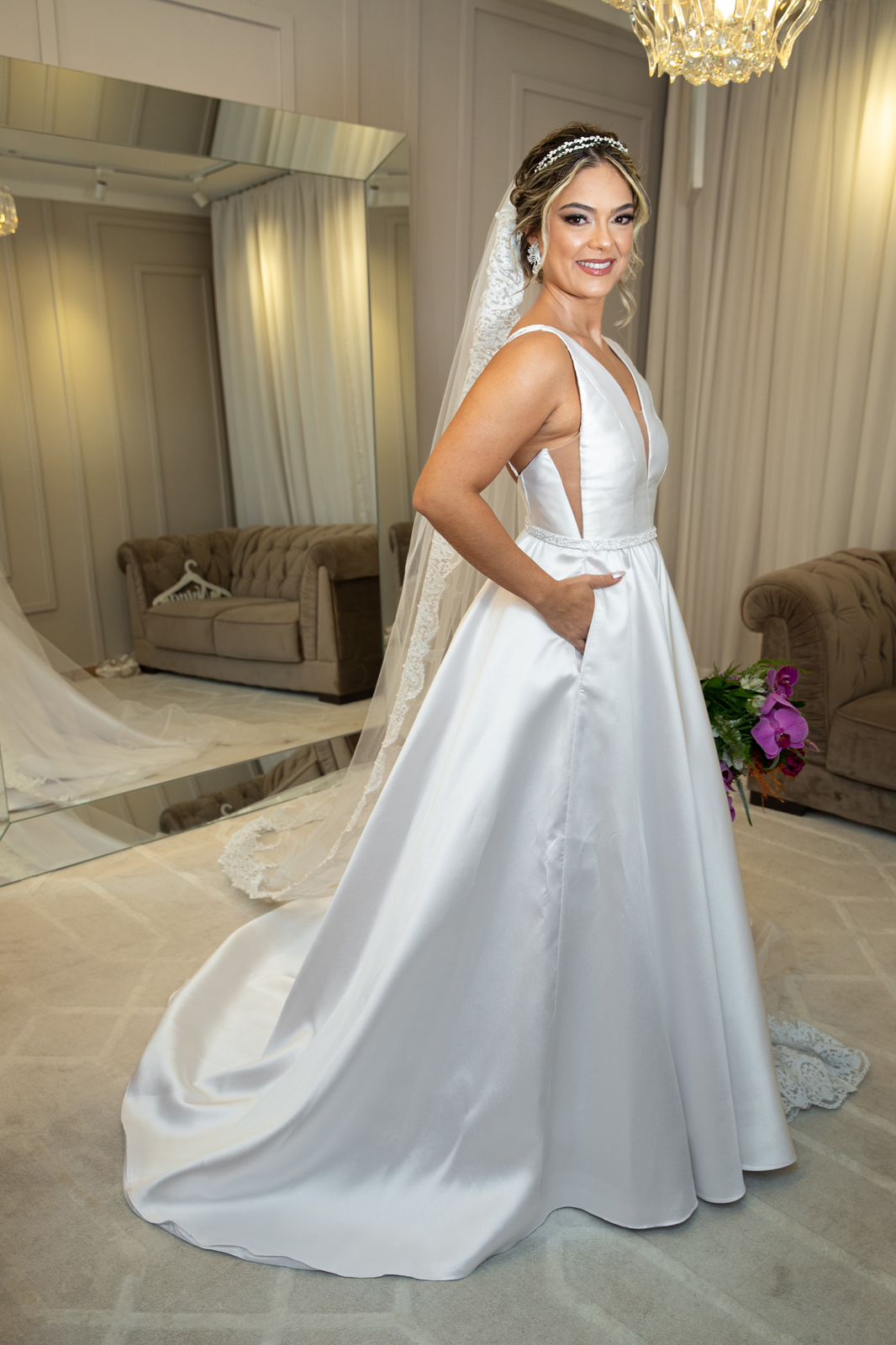 Vestido criado por Priscila Chiozi