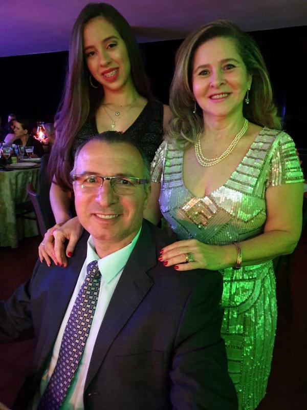Helena, Dilinha e José Carlos Vicente