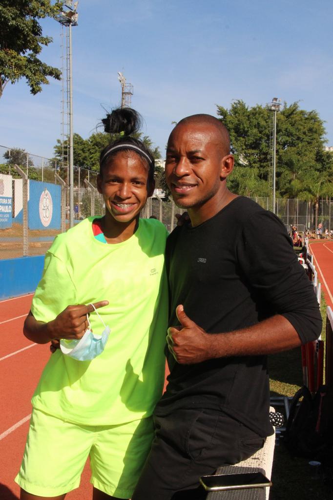 Com o treinador Alderico Alexandre de Oliveira Filho