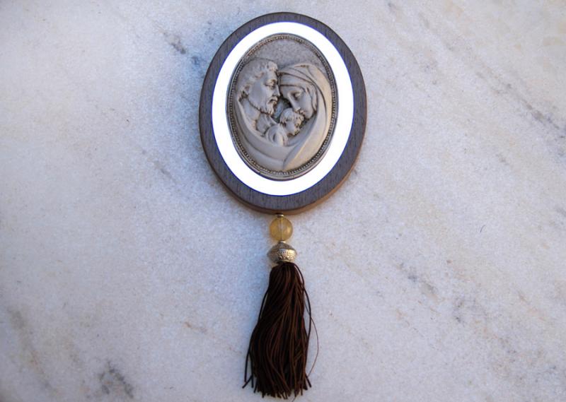 Medalhas de devoção de diversos modelos para decoração de ambientes