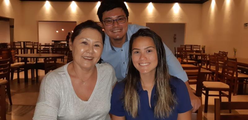 Carolina, Juliana, André Ozawa