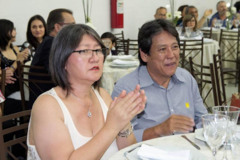 Márcia e Ricardo Harada, representantes da ACE