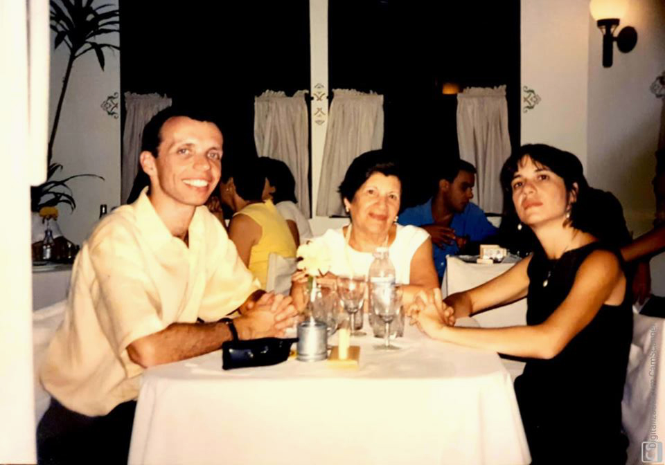 Mariinha, Adriana e  Carlos Sacramento