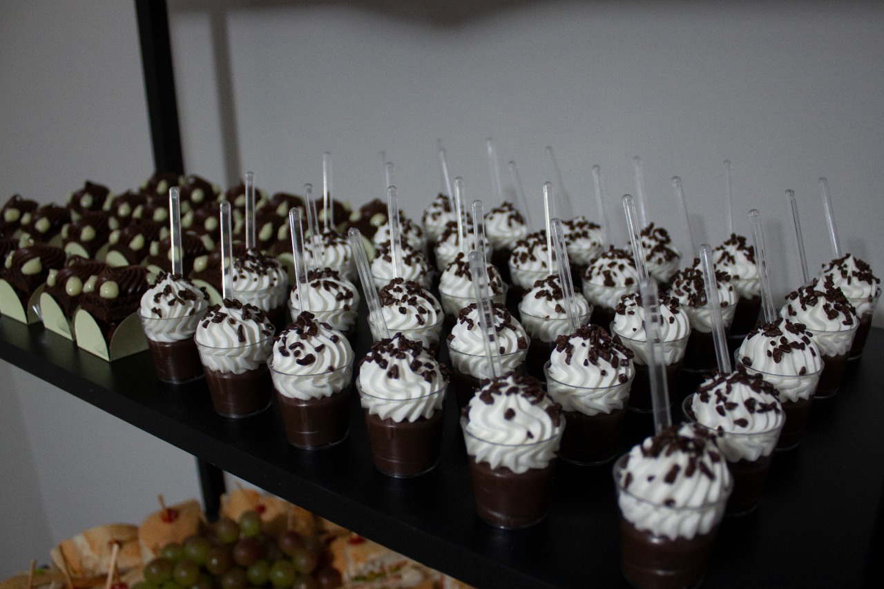 Bombons para os convidados da noite