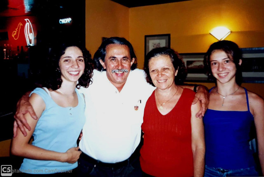 A família  de Virginio  Nascimento