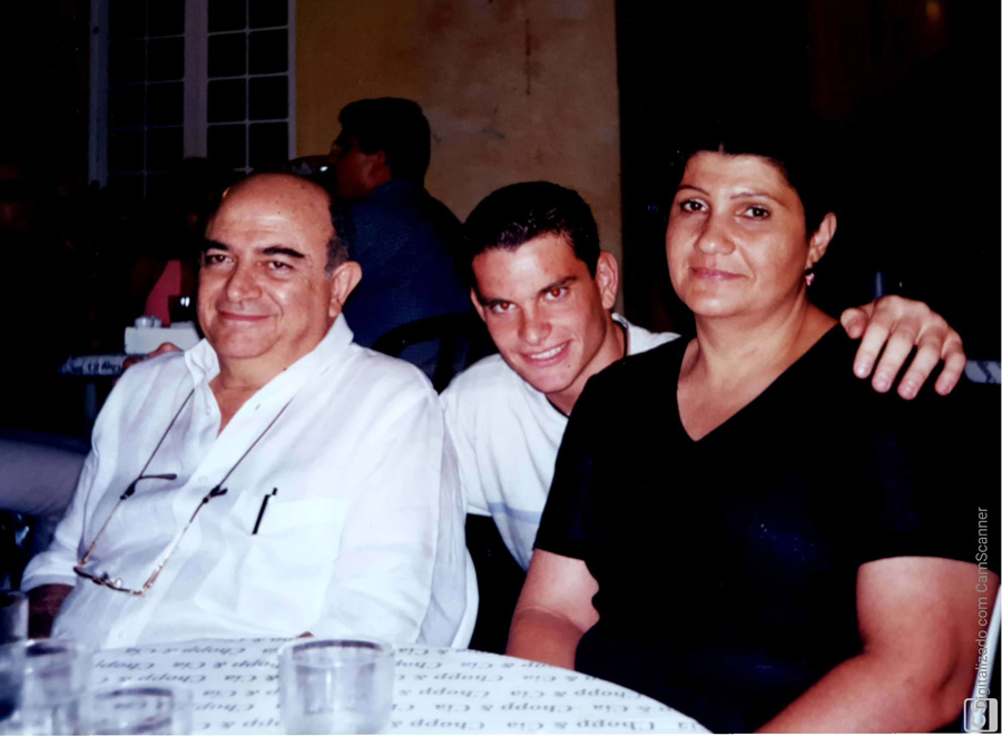 Adelzinho,  Luiza  e  Adel Miguel