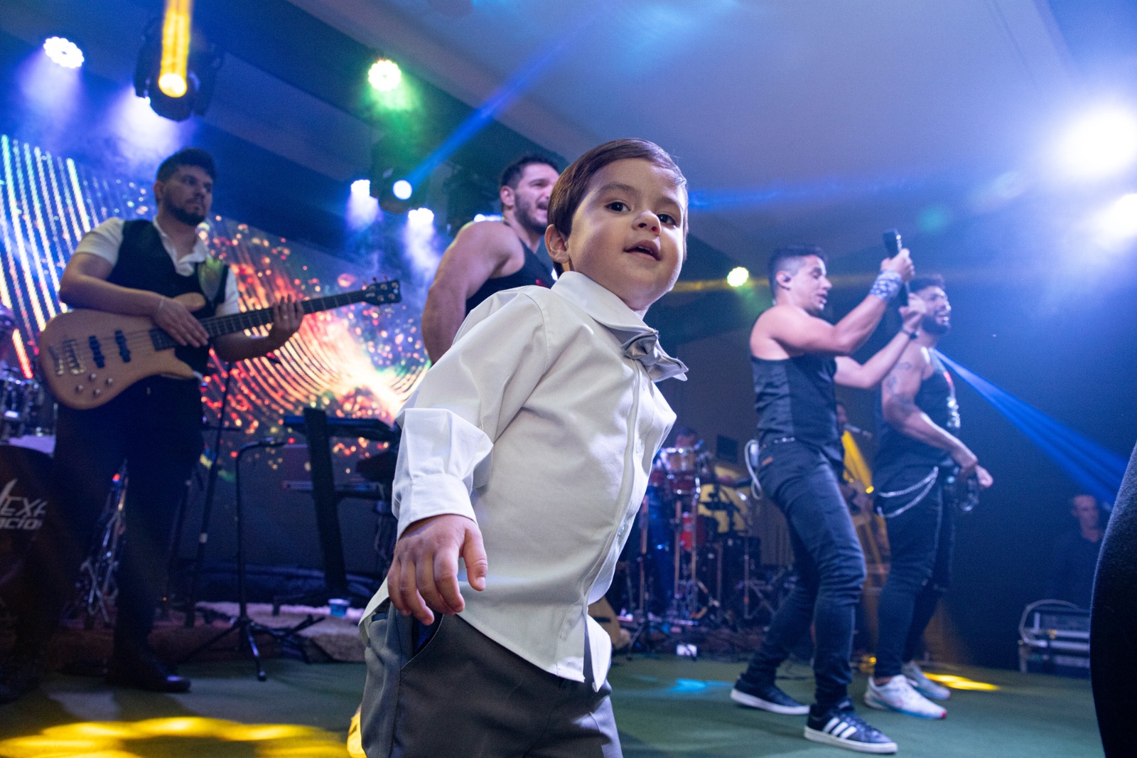 ...animando até as crianças