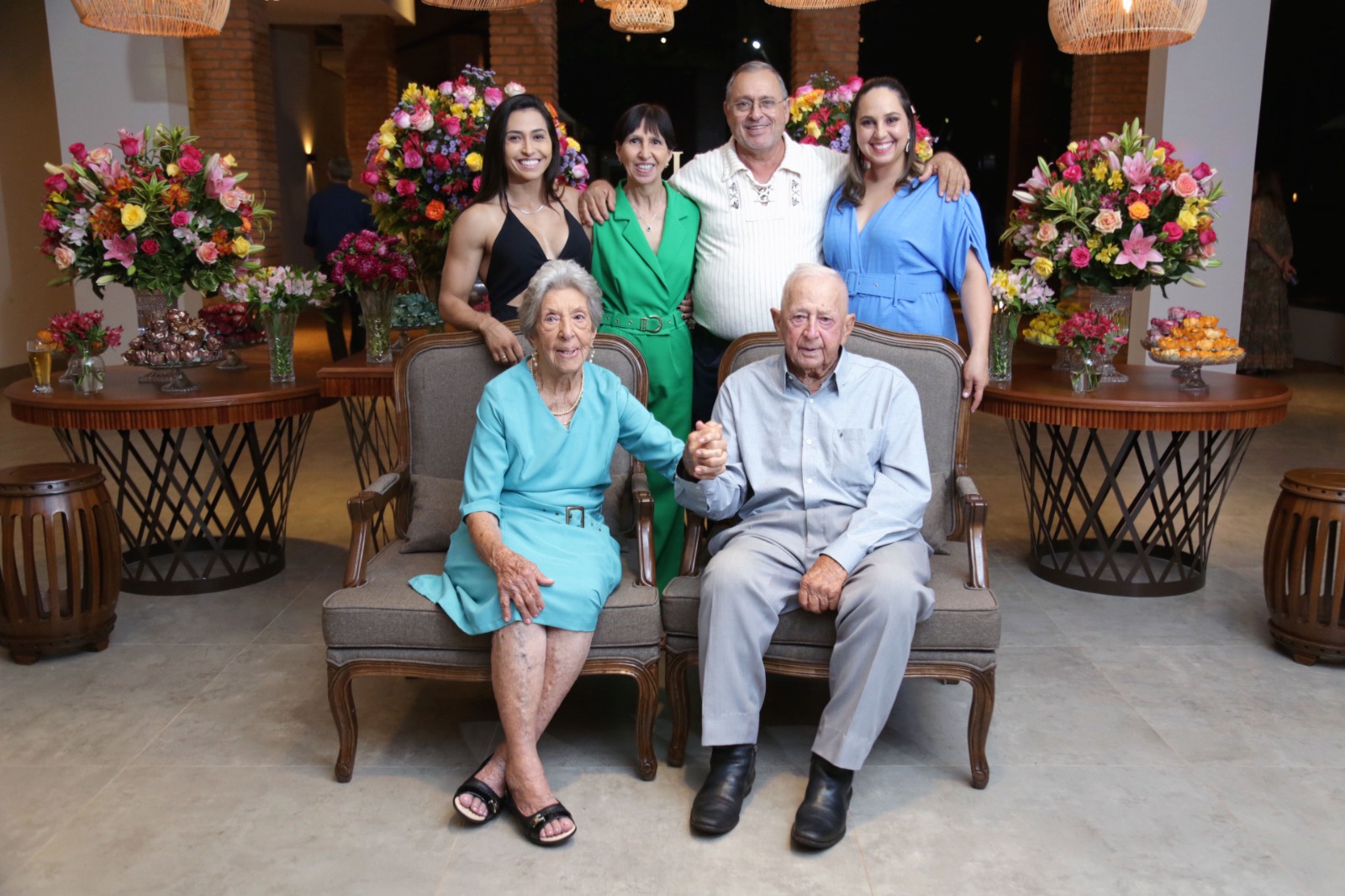Fernanda, Ângela, Dimas Biasoli e Ana Cecília