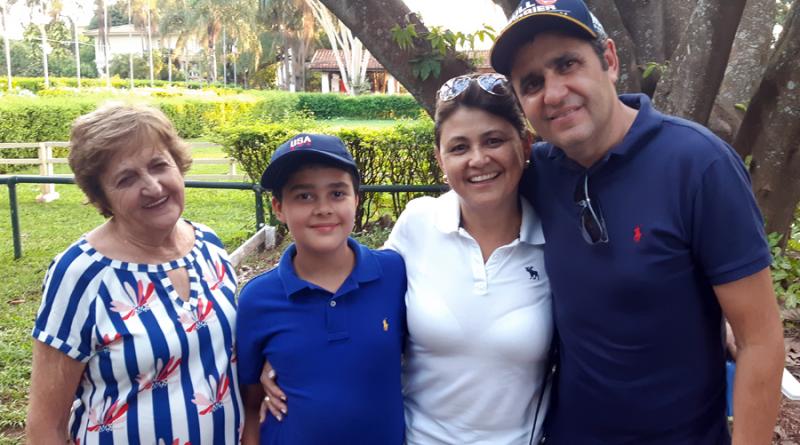 Antônia,Miguel, Leica e Miguel Ângelo Balduino