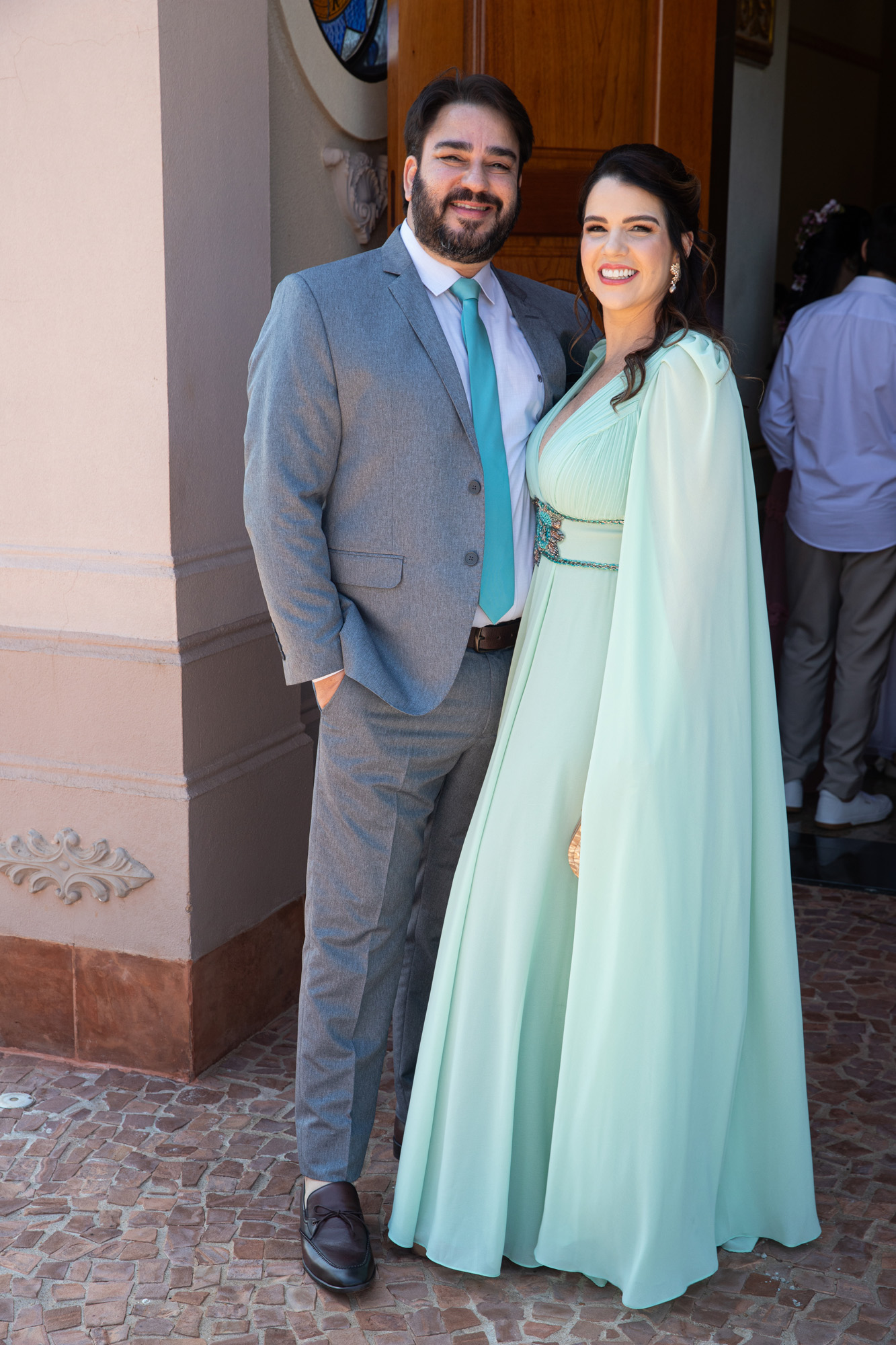 Pais da noiva, Ricardo e Gerusa Sostena